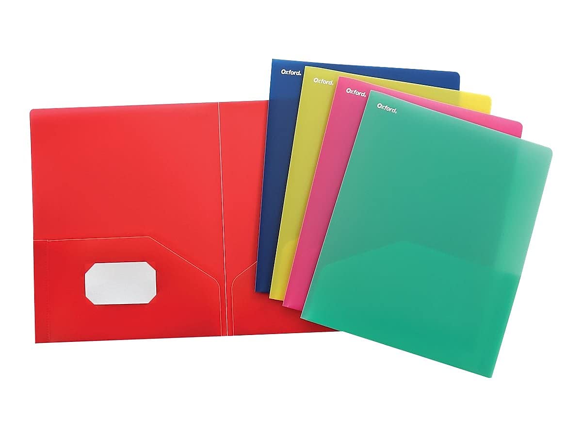 Amazon.com : Oxford 99810 Fashion PolyPort Twin-Pocket Portfolio